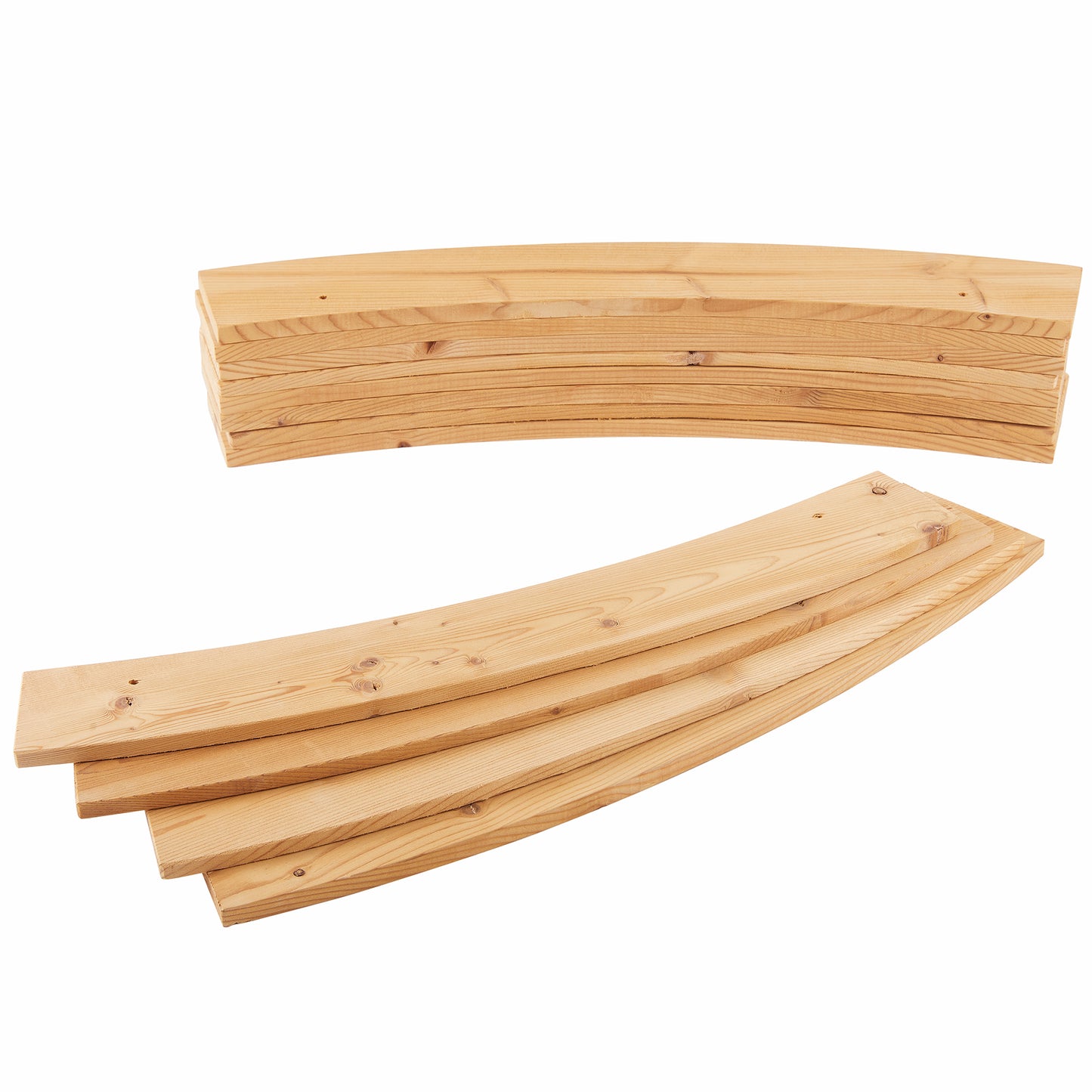 Set of 12 Sauna Gables in Hemlock - Extra-Wide Barrel Sauna