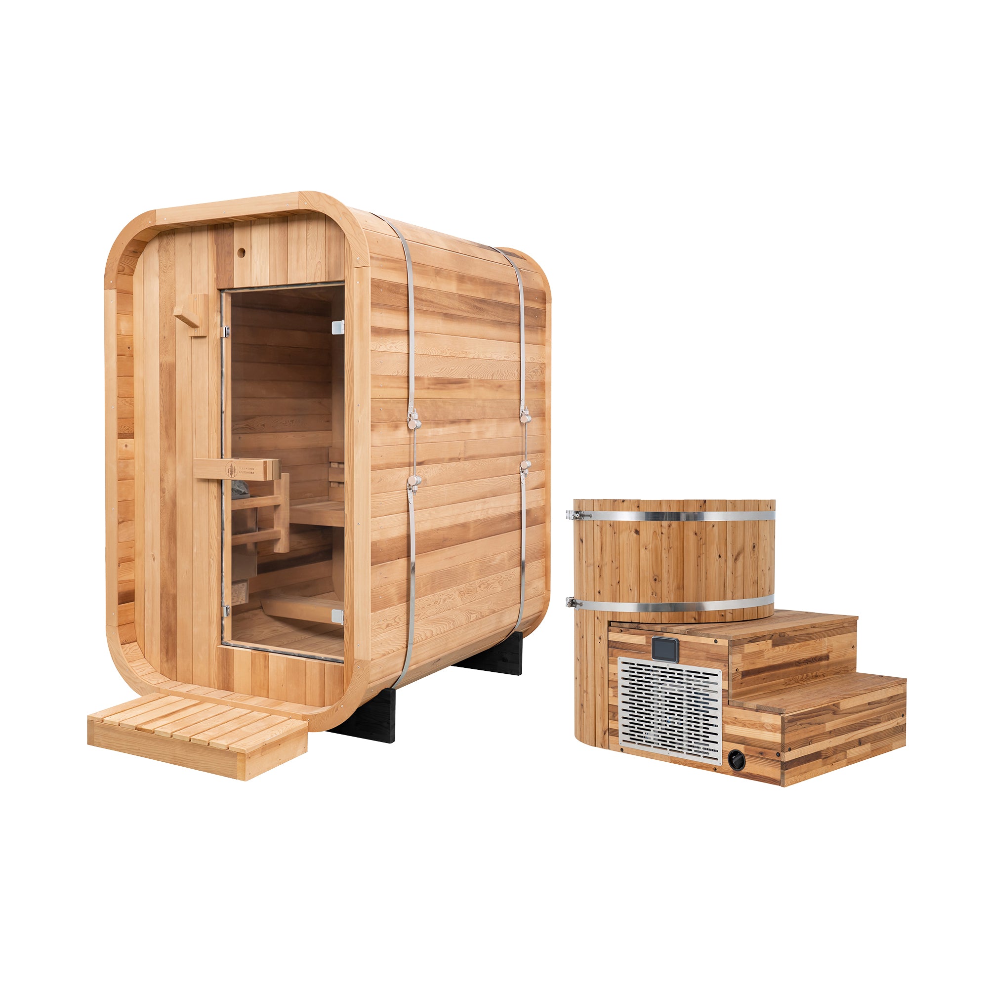 Duo Sauna x Alaskan Cold Plunge | Redwood Outdoors | USA's #1