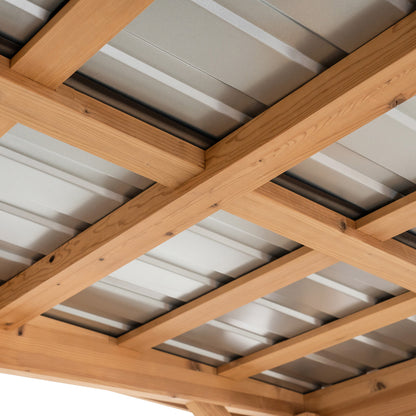 Heat-Treated Hemlock Gazebo 6' x 7'