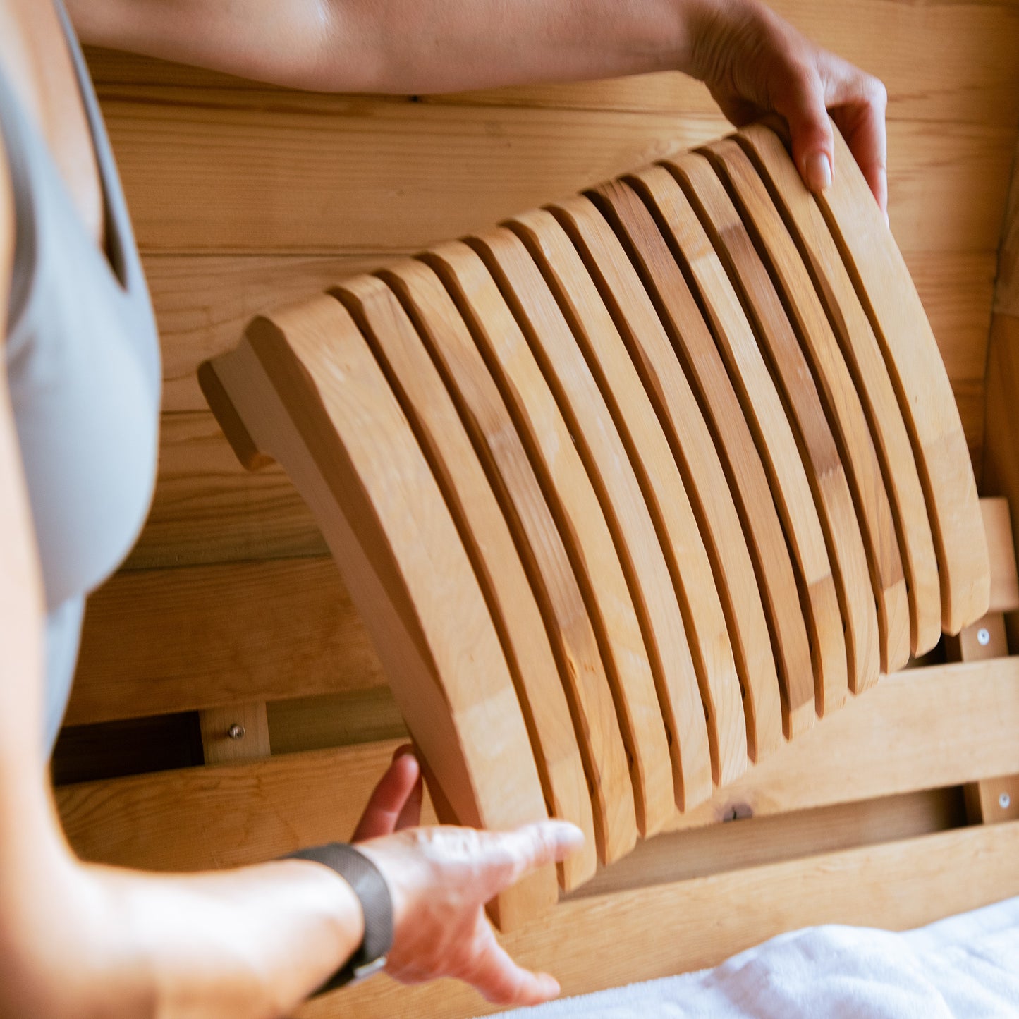Luxury Sauna Headrest