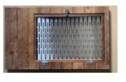 Denali Cold Plunge Tub Wooden Siding Panel (Stained; PC2A)