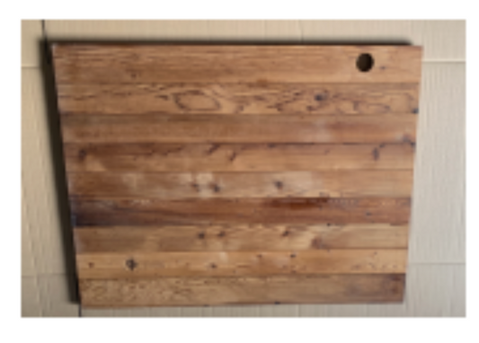 Denali Cold Plunge Tub Wooden Siding Panel (Stained; PC3A)