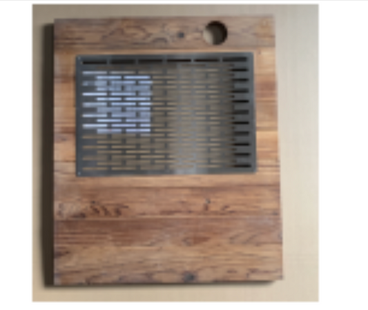 Denali Cold Plunge Tub Wooden Siding Panel (Stained; PC4A)