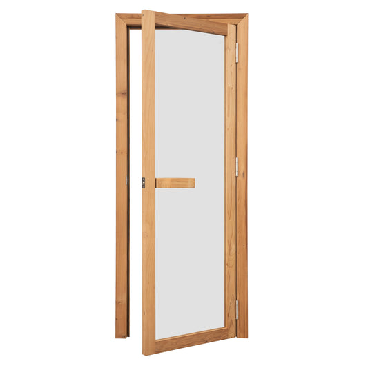 Hemlock Full Glass Sauna Door - 71.6" X 28.5"
