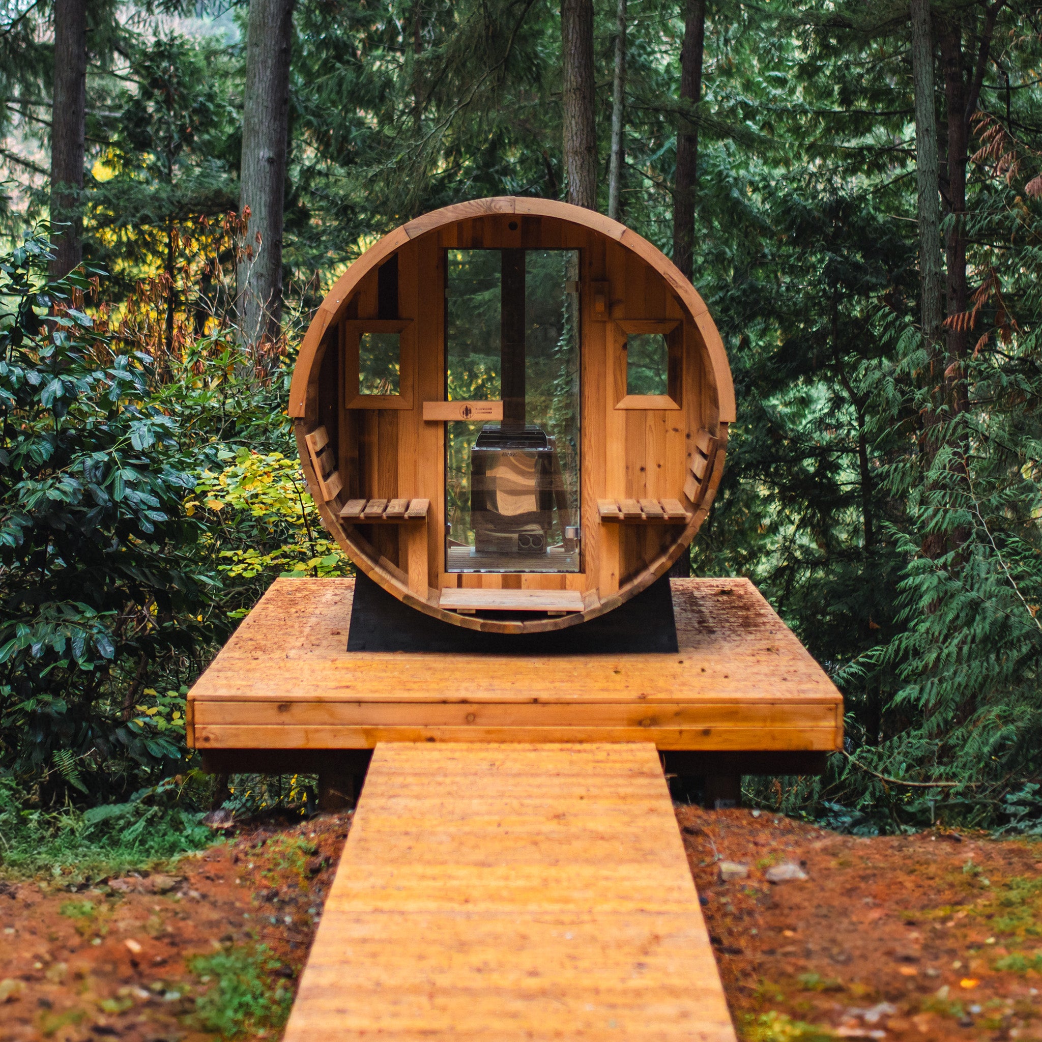 Horizon Outdoor Sauna x Denali Cold Plunge | Redwood Outdoors