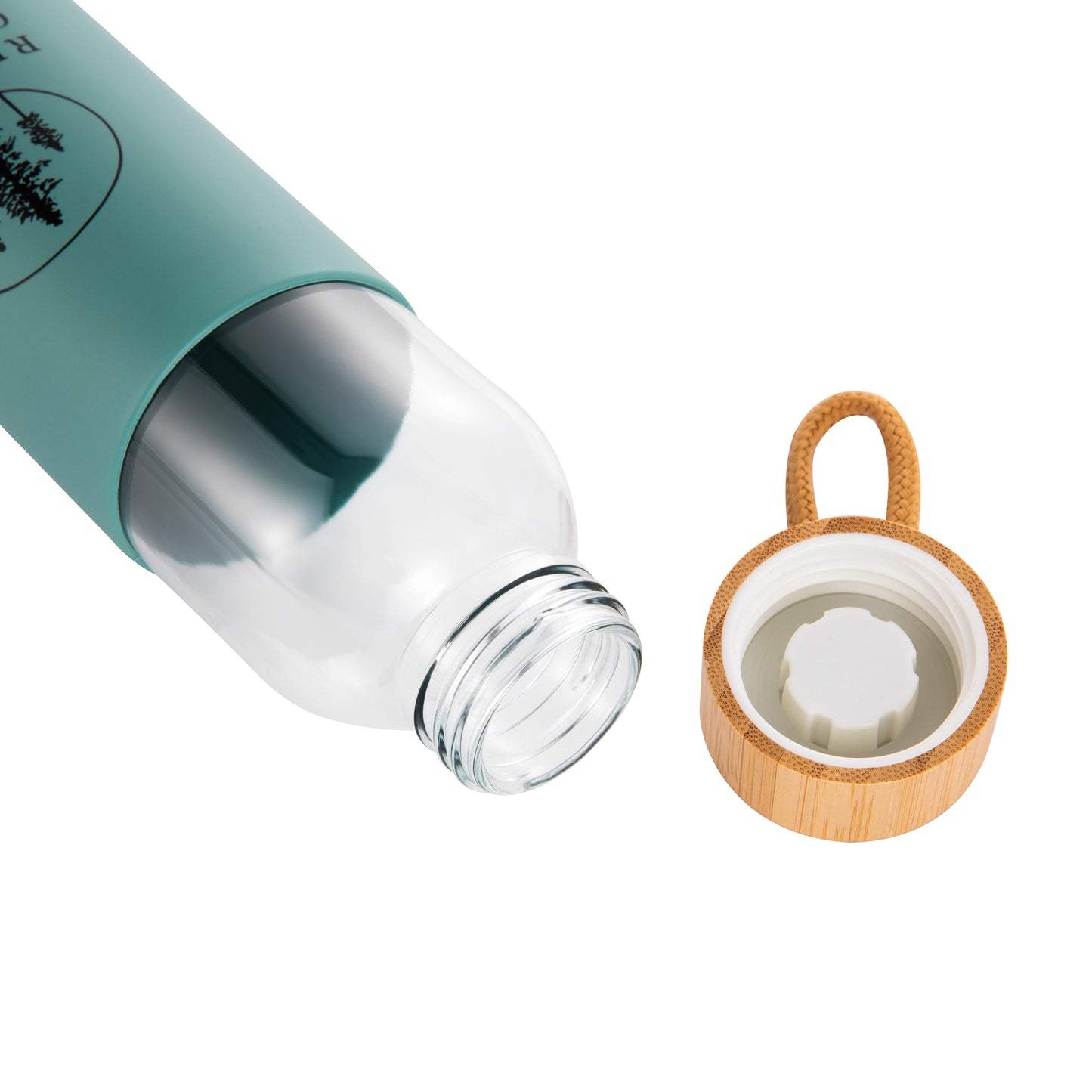 Glass Water Bottle