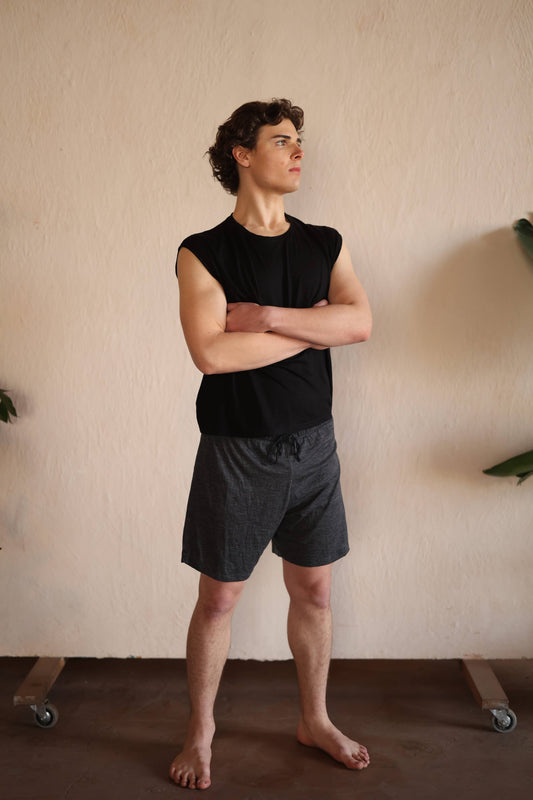Men's Merino Wool Sauna Shorts by Saunamekko