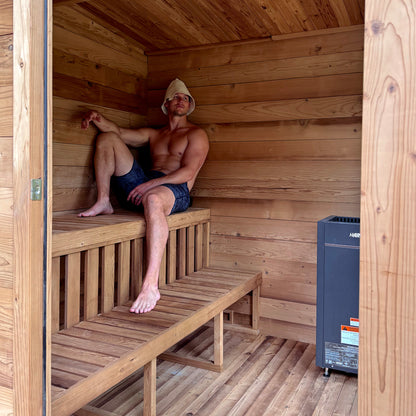 Garden Outdoor Sauna - 8 Person
