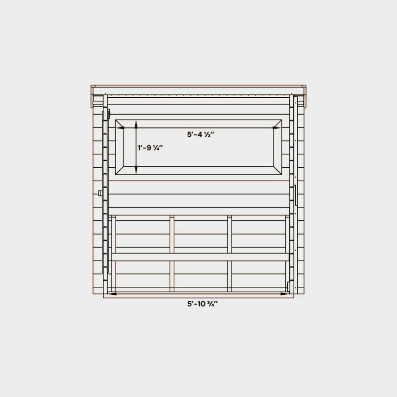 Cove Outdoor Sauna - 3 Person