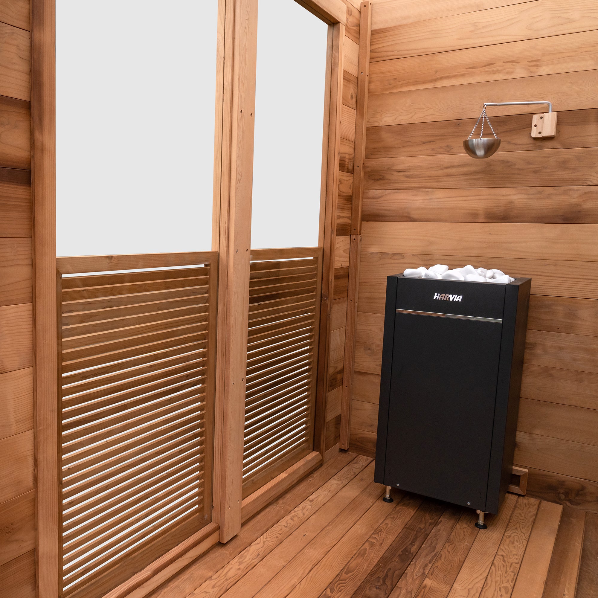 Sauna Privacy Panels for Garden Sauna (Set of 2) | Redwood Outdoors