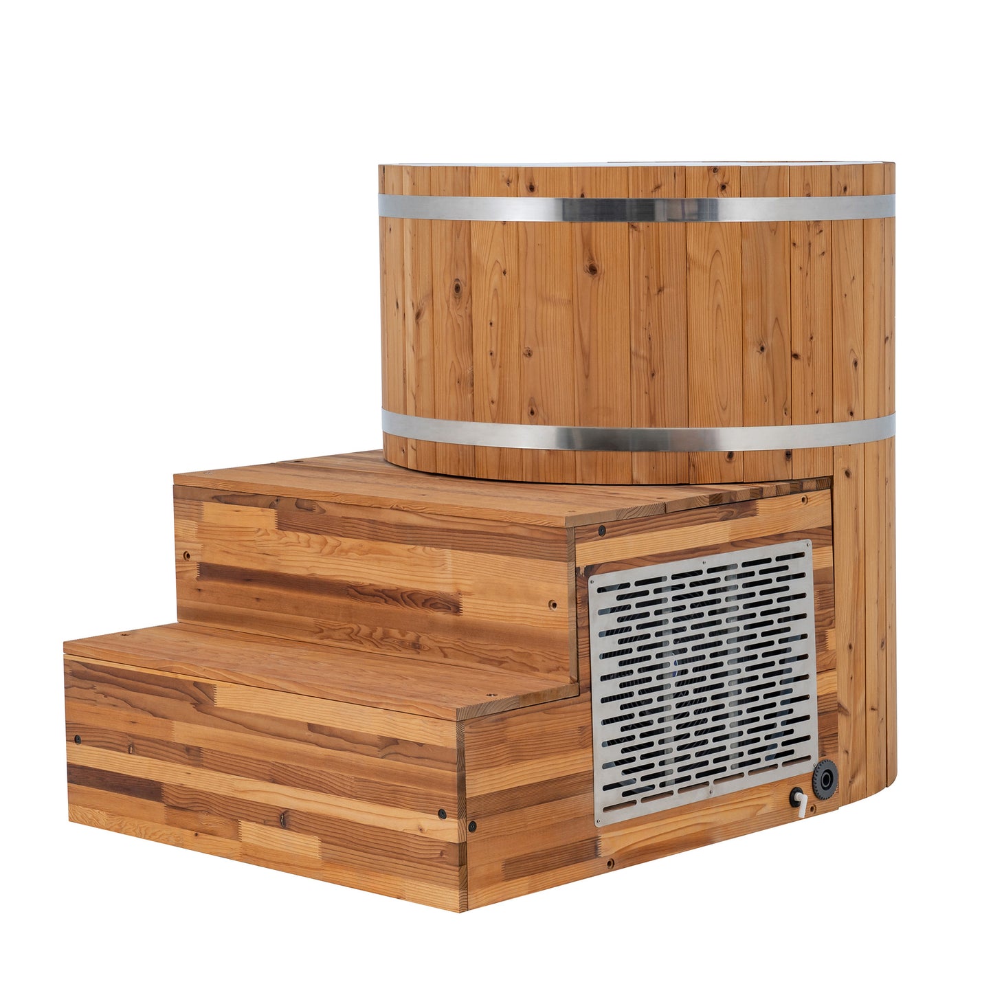 Summit Outdoor Sauna in Cedar x Alaskan All-In-One Cold Plunge
