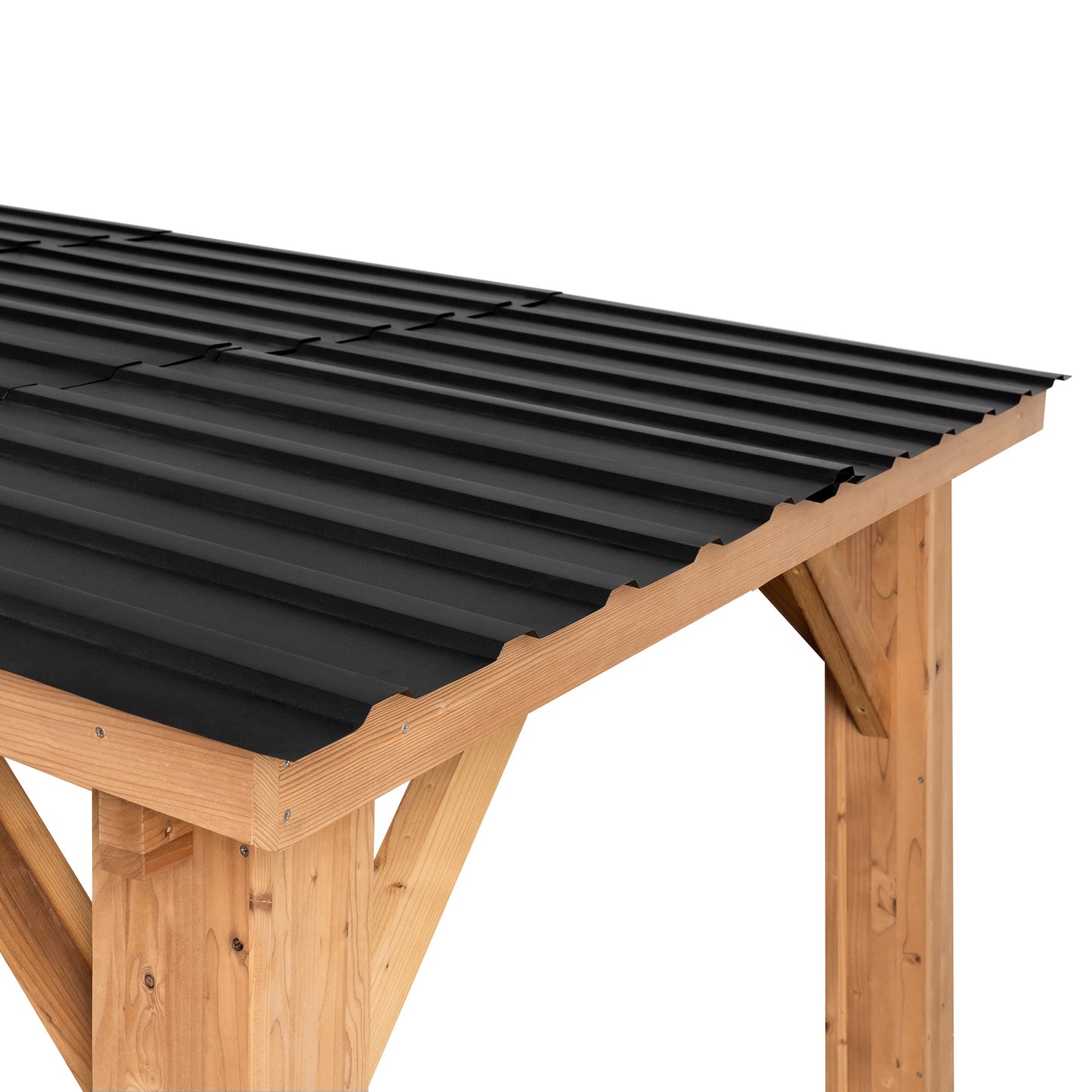 Heat-Treated Hemlock Gazebo 6' x 7'