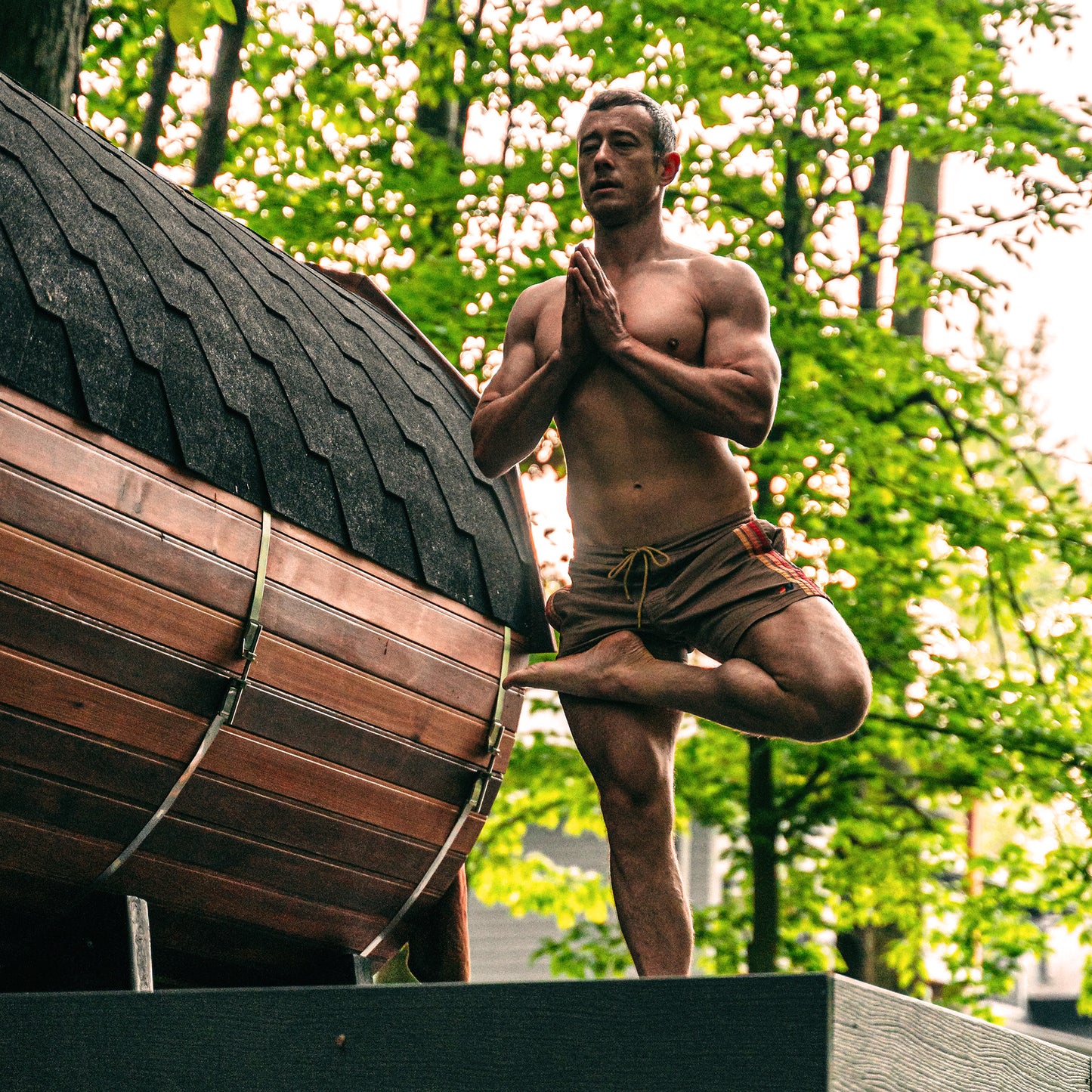 Barrel Outdoor Sauna - 8 Person
