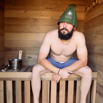 Traditional Felt Sauna Hat