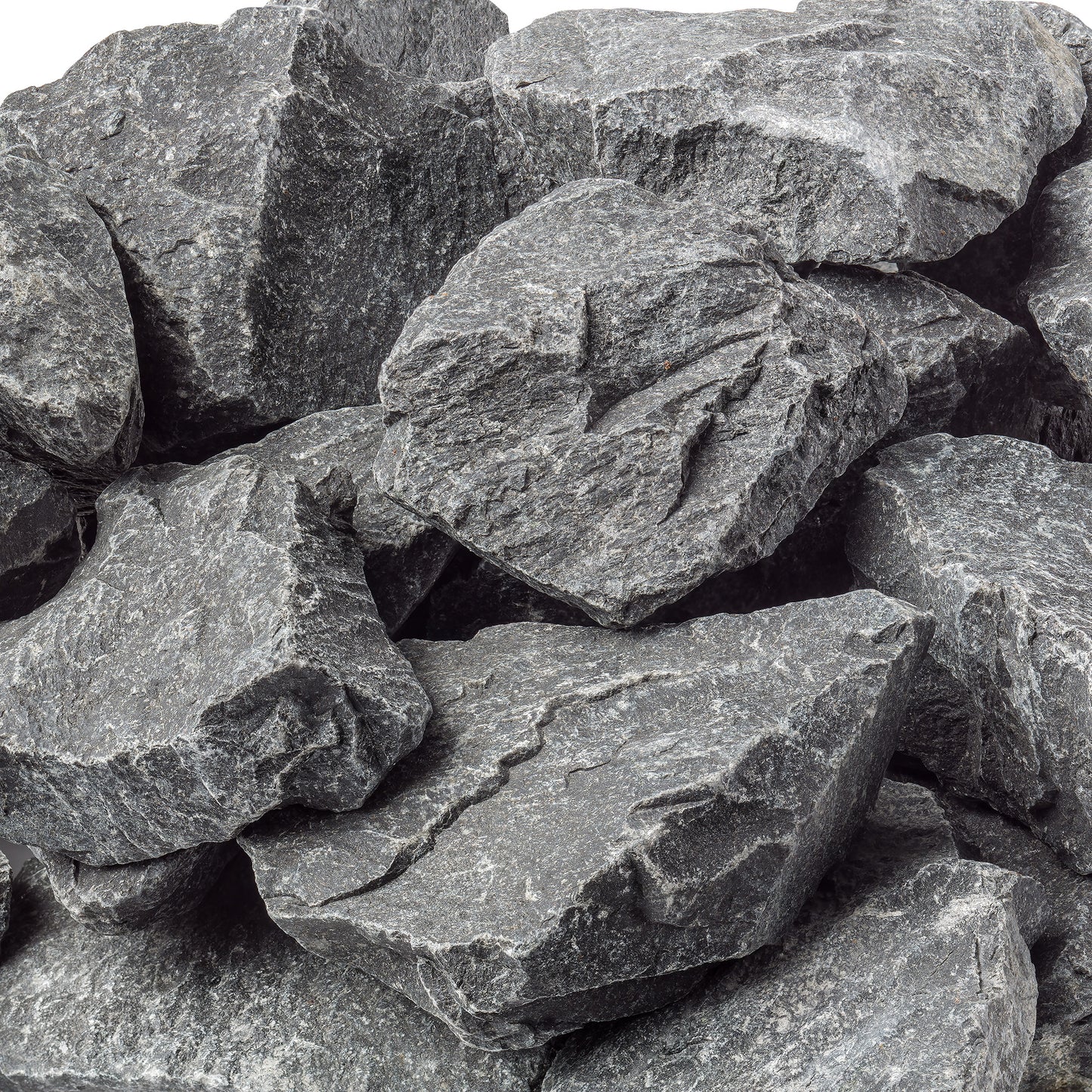 Harvia Split-Face Heater Stones – 2–4", 44 lb