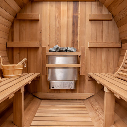 Barrel Outdoor Sauna - 6 Person
