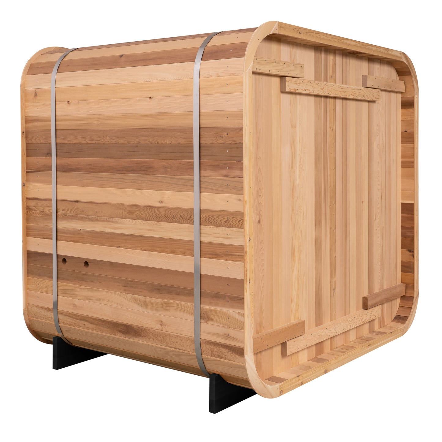 Summit Outdoor Sauna in Cedar x Alaskan All-In-One Cold Plunge