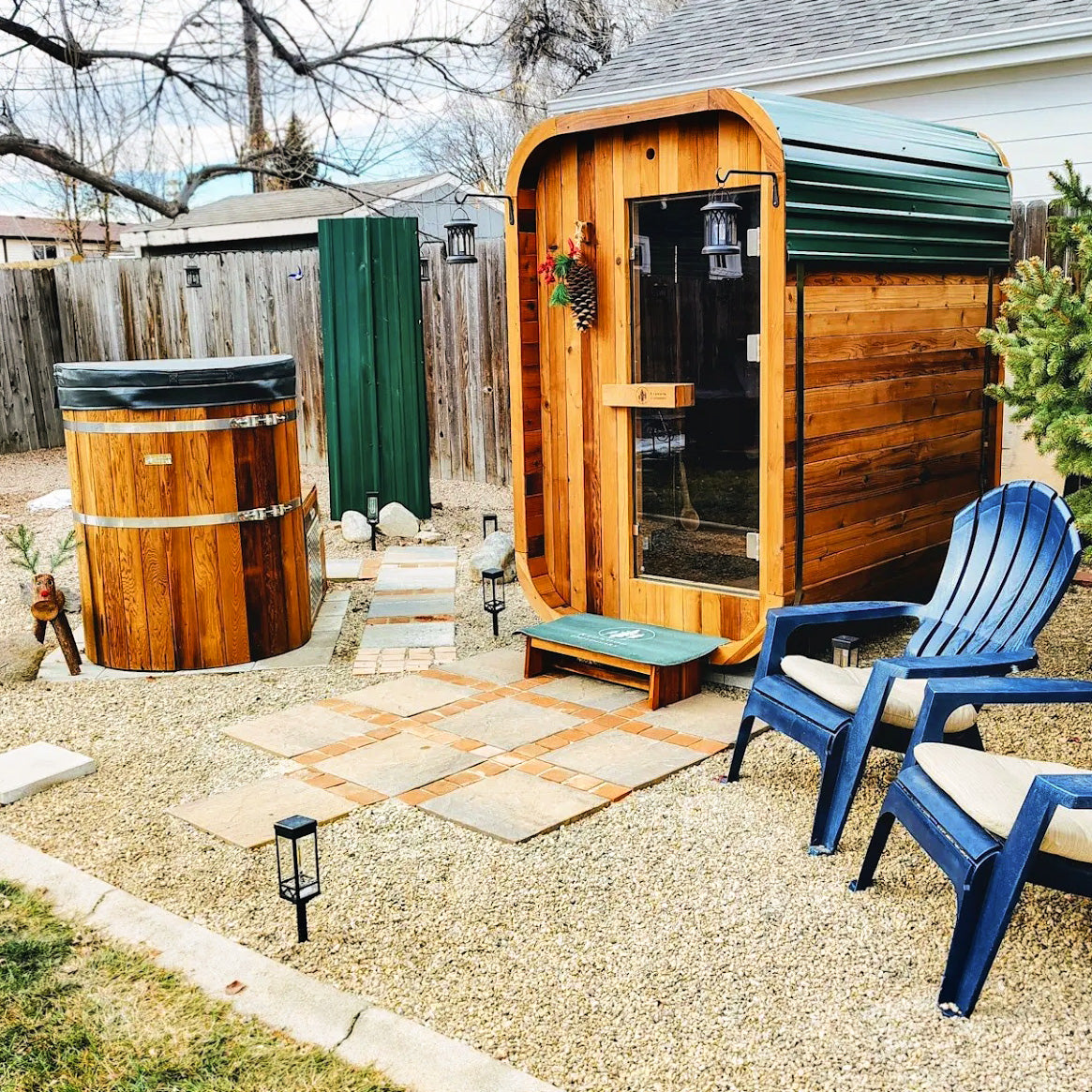 Duo Outdoor Sauna x Alaskan Cold Plunge | Redwood Outdoors