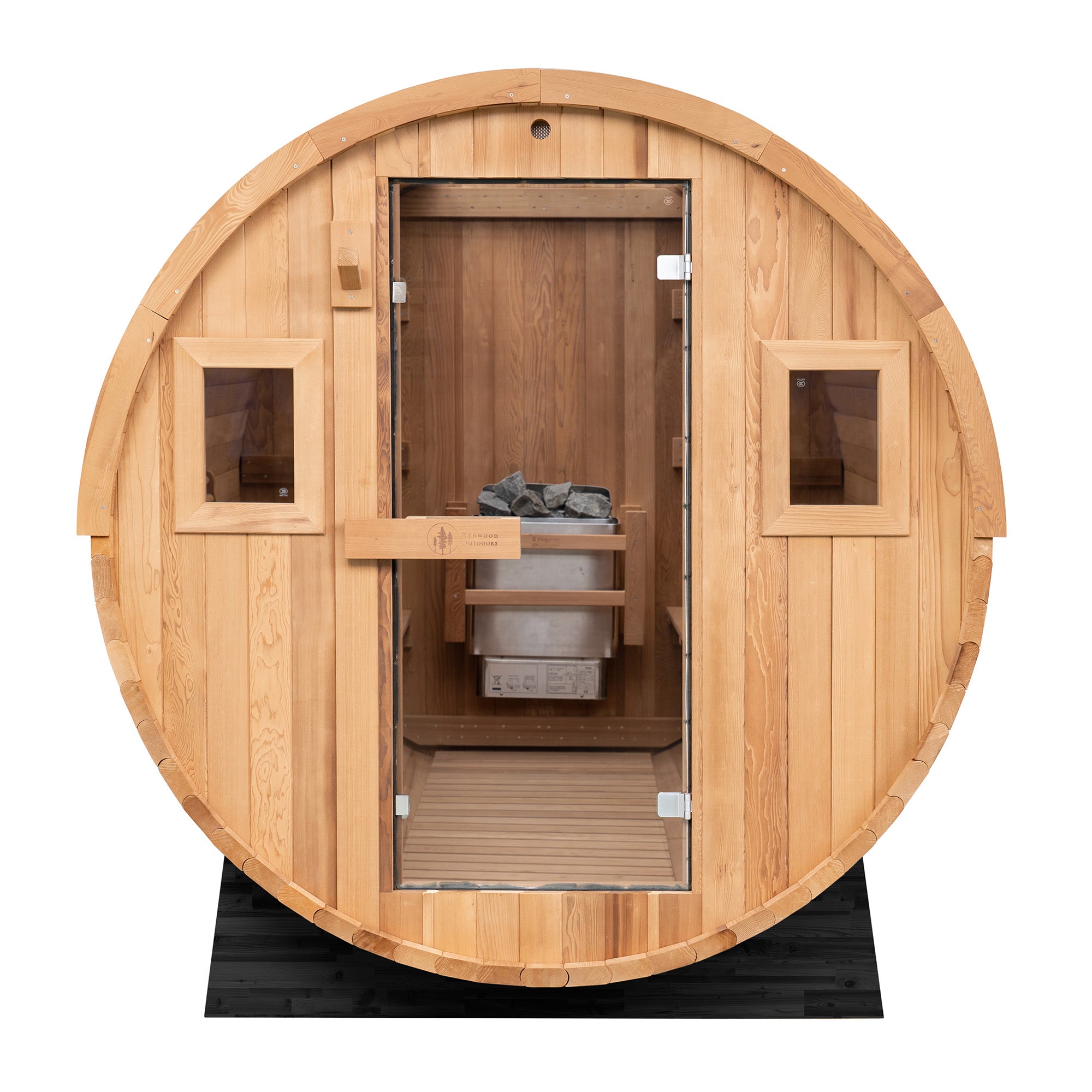 Redwood Outdoors Barrel Sauna