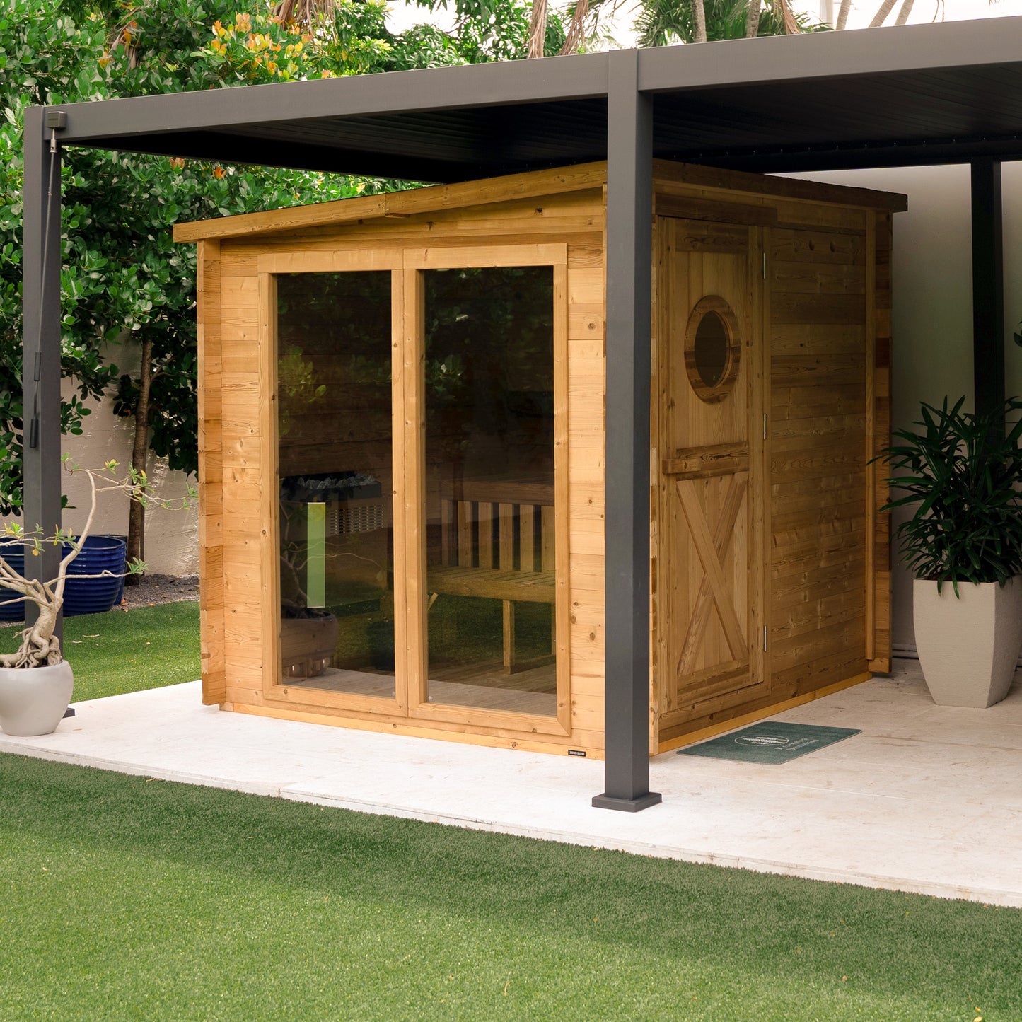 Garden Outdoor Sauna x Denali Cold Plunge
