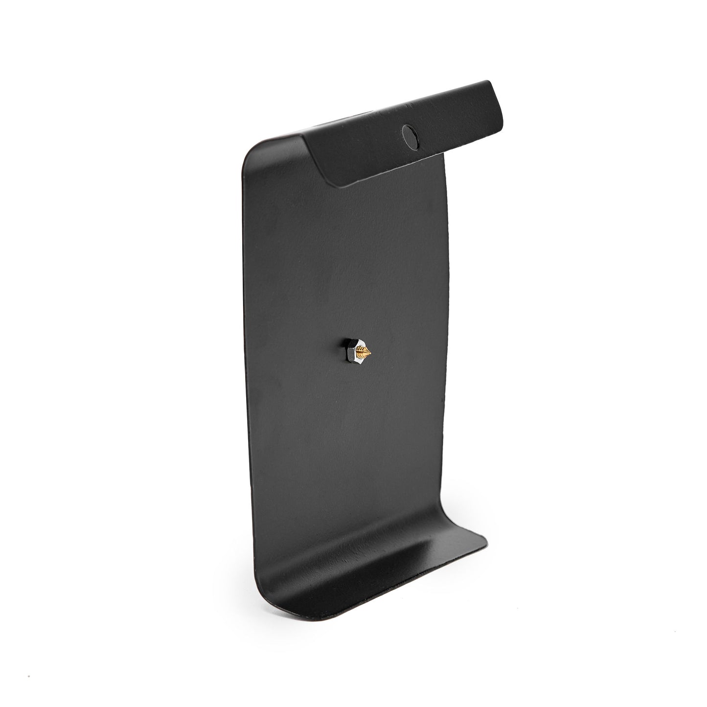 Black thermometer with temperature markings back view