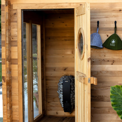 Garden Outdoor Sauna x Alaskan All-In-One Cold Plunge