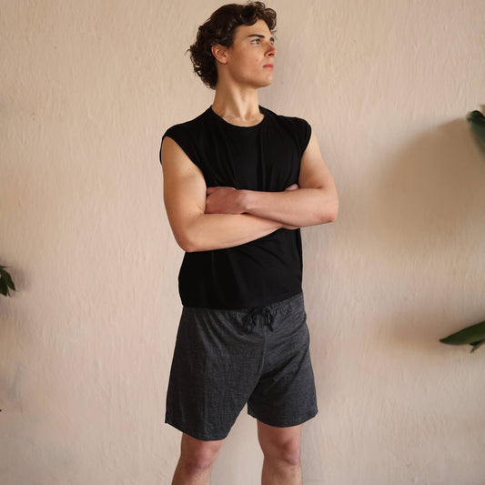 Men's Merino Wool Sauna Shorts by Saunamekko