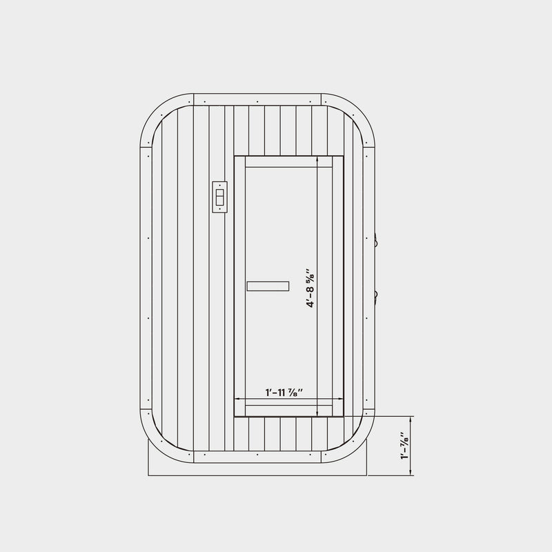Duo Outdoor Sauna - 2 Person