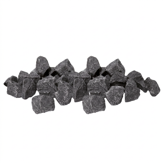 Harvia Split-Face Heater Stones – 2–4", 44 lb