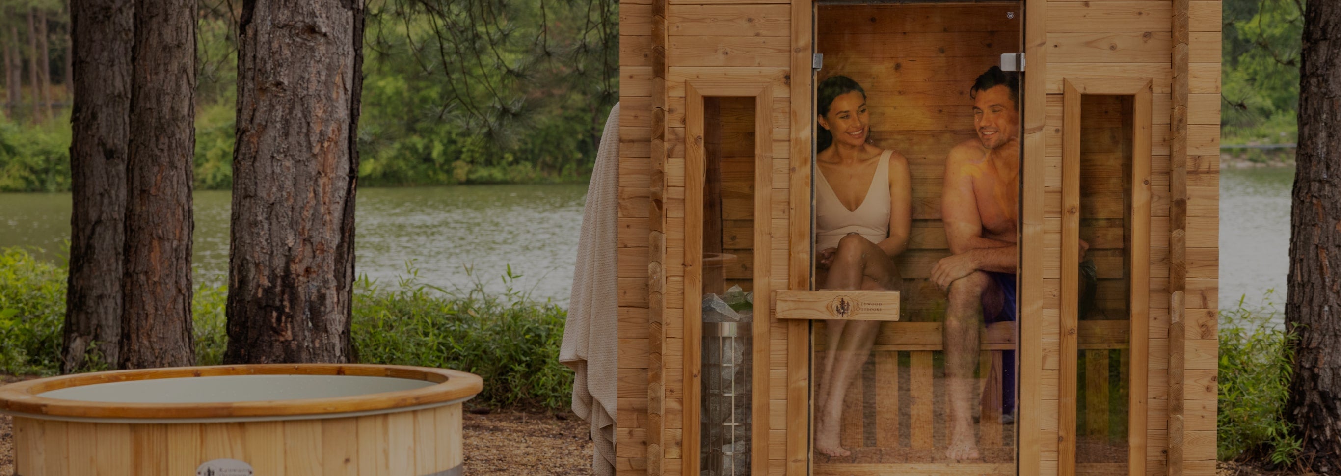 Redwood Outdoors sauna